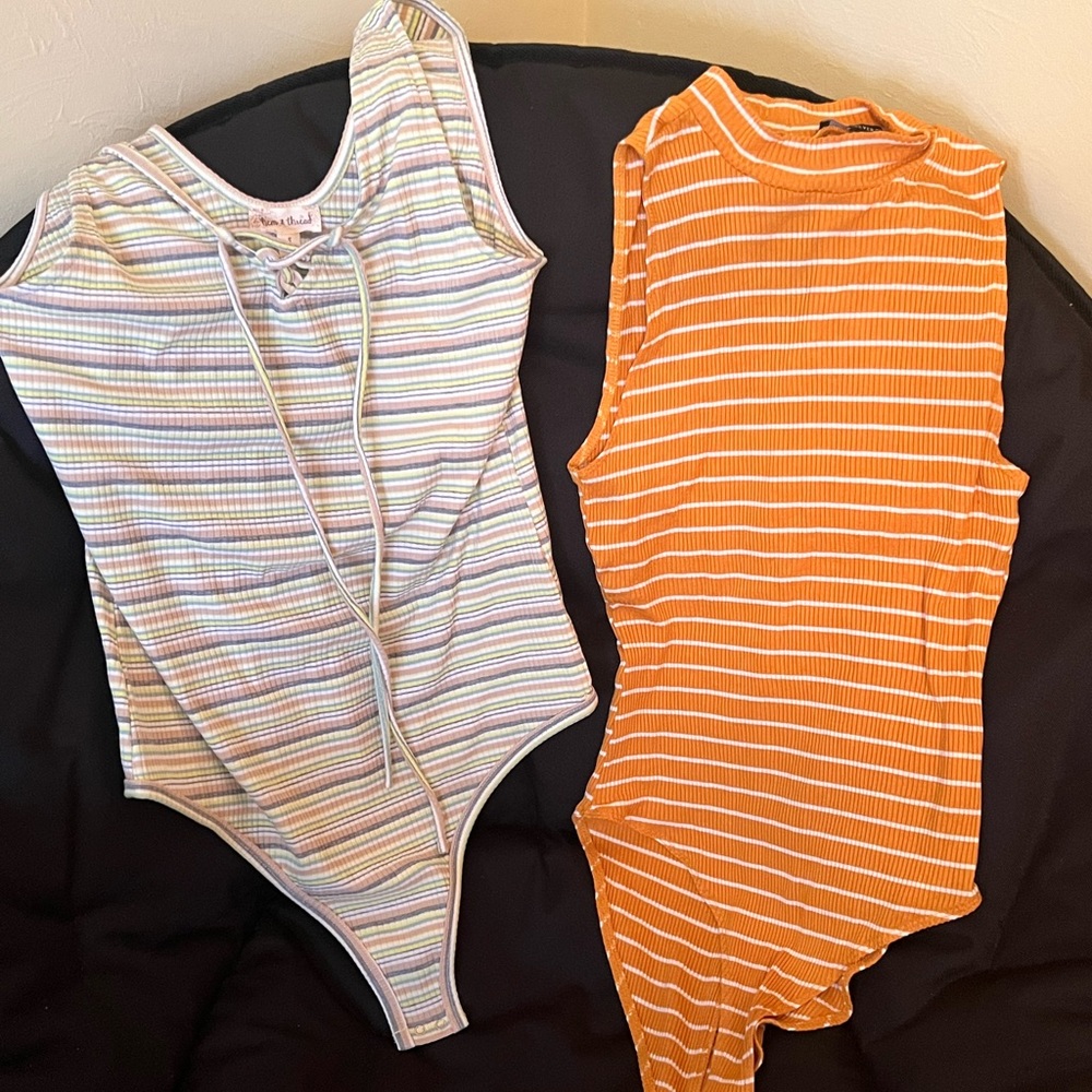 Lot of 2 tank top body suits